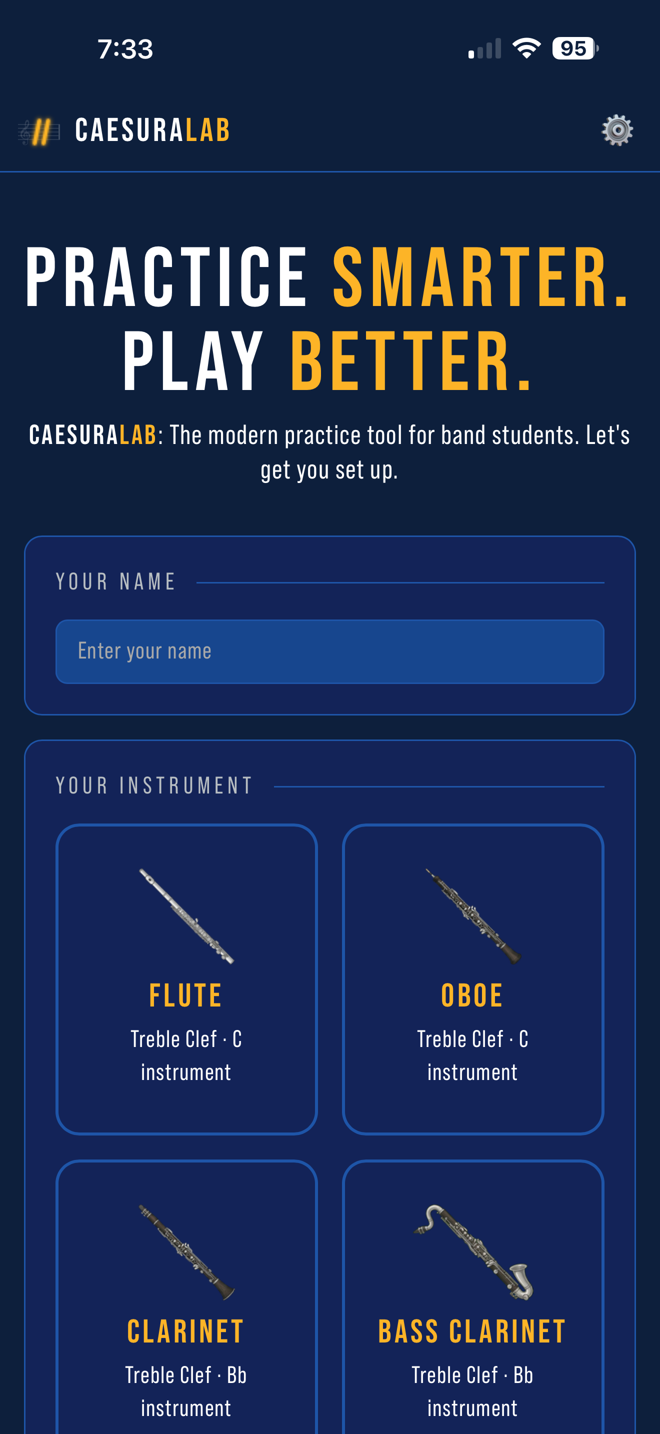 CaesuraLab app